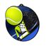 Acrylmedaille MDABL M59 | Padel