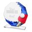 Skleněná trofej CR2024301M52 | Stolní tenis