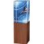 Glastrophäe -Holz-Glas kombination CRS4021M17 | Skifahren