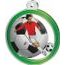 Acrylmedaille MDAF0010M2 | Fußball