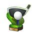 Dřevěná plaketa RW116 | Golf