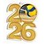 Acrylmedaille MDA2026M23 | Volleyball