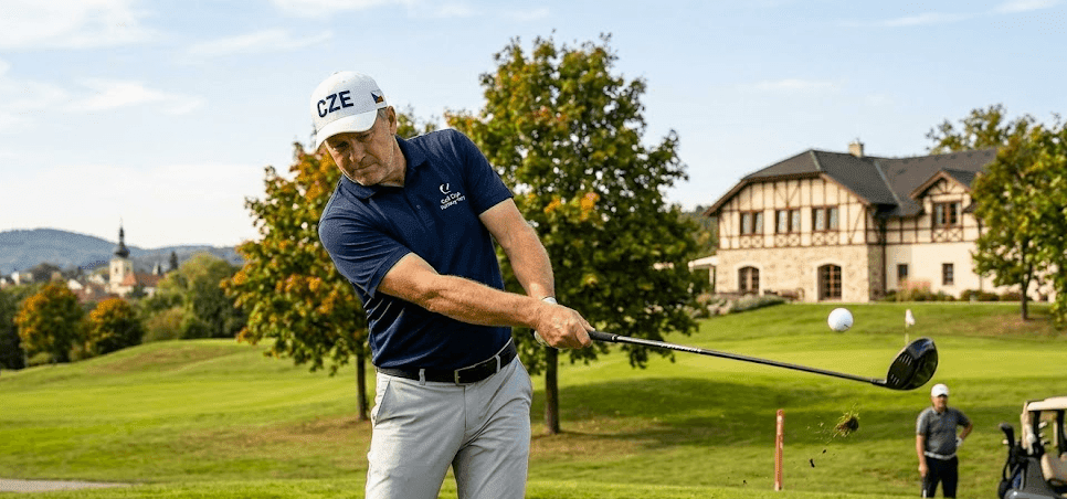 golfista hraje golf