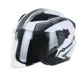HECHT51627S - Casca alba S, scuter