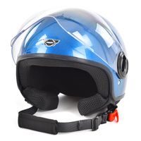 HECHT52631M - Casca M scuter albastru rotund