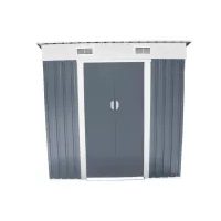 HECHT 4 X 6 PLUS - Magazie pentru gradina, din tabla, 184 x 109 x 180 cm
