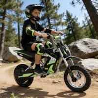 HECHT 54300 GREEN - Motocicleta electrică Off Road ACCU
