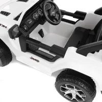 JEEP WRANGLER RUBICON WHITE - Masina de jucarie cu baterie