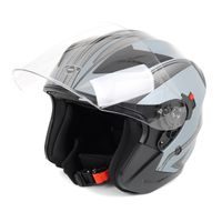 HECHT52627XS - Casca albastra XS, scuter