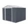 HECHT8X8PLUS - Magazie gradina din tabla 248 x 248 x 208 cm