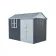 HECHT6x10NORD - Magazie gradina din tabla 162 x 290 x 222 cm