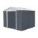 HECHT6X8PLUS - Magazie pentru gradina, din tabla, 248 x 184 x 208 cm