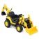 CAT BACKHOE GALBEN - Buldoexcavator cu baterie