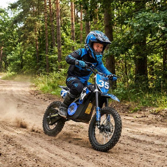 HECHT 59150 BLUE - Motocicleta Off Road ACCU