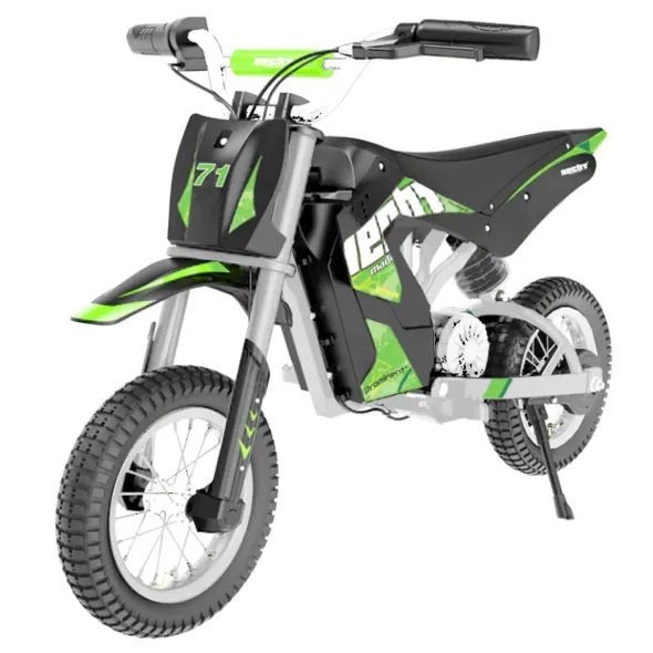 HECHT 54300 GREEN - MOTOCICLETA ELECTRICĂ OFF ROAD ACCU
