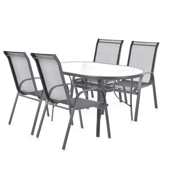 EKONOMYSET4 - SET MOBILIER DE GRADINA 5 PIESE