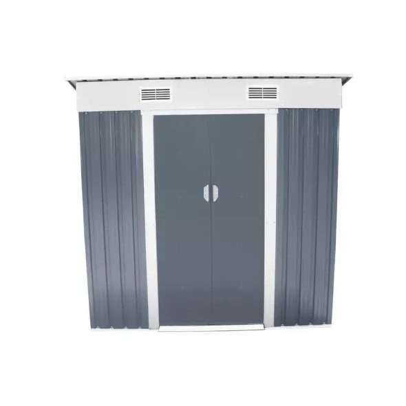HECHT 4 X 6 PLUS - MAGAZIE PENTRU GRADINA, DIN TABLA, 184 X 109 X 180 CM