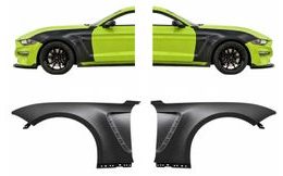 Přední blatníky Ford Mustang GT350 (2018 - 2023)