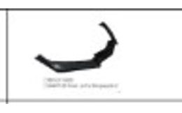 Přední spoiler / lízátko Chevrolet Corvette (2020 + ) - Stingray - AMPP BS