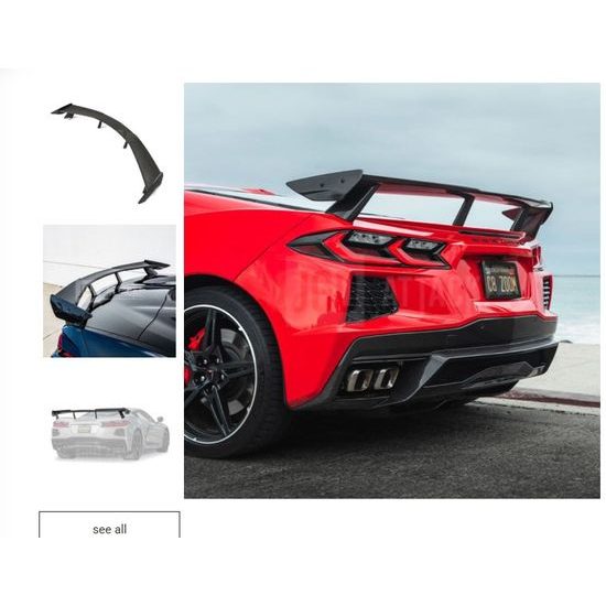 Zadní křídlo / spoiler kufru Chevrolet Corvette C8 High Wing (2020+ )