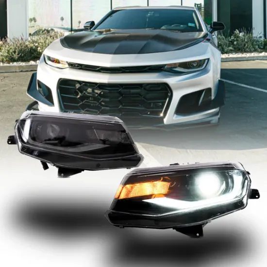 Přední led světla pro Chevrolet Camaro (2014 - 2015) - se sekvenčními ukazateli směru