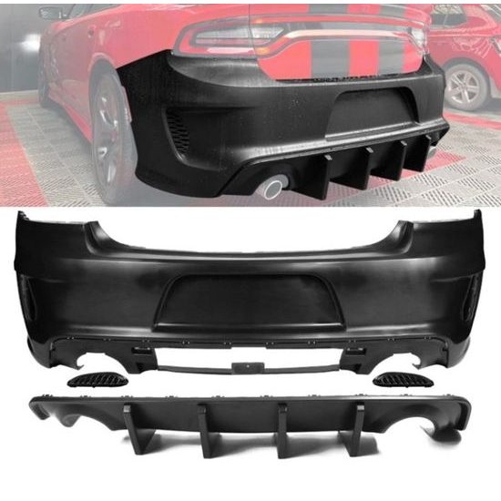 Zadní nárazník Dodge Charger styl SRT 2021 + difuzor (2015 - 2023)