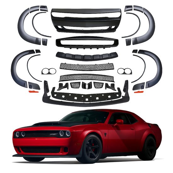 Widebody kit pro přestavbu na Dodge Challenger Hellcat / Demon widebody (2015 - 2023)
