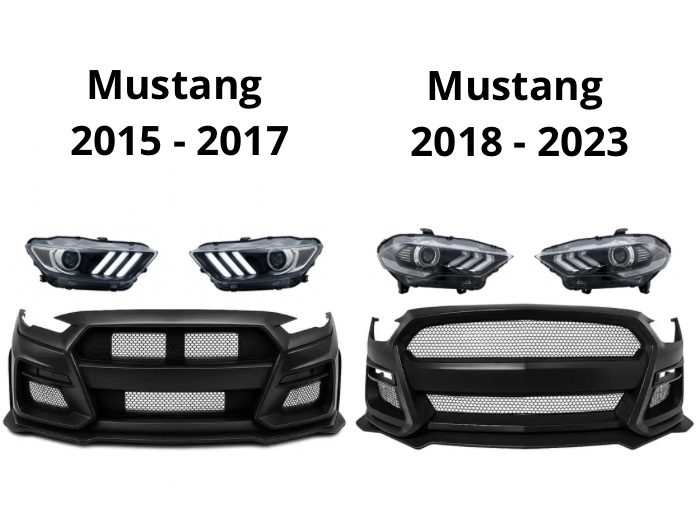 Ford Mustang S550 facelift rozdíly 2015 2018