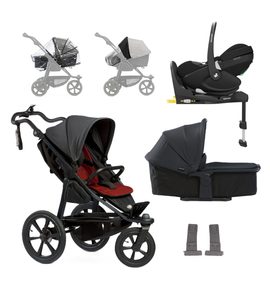 TFK set PRO 2024 frame Pro + stroller seat Pro + carrycot Pro combi + příslušenství + Pebble 360 PRO + FamilyFix 360 PRO