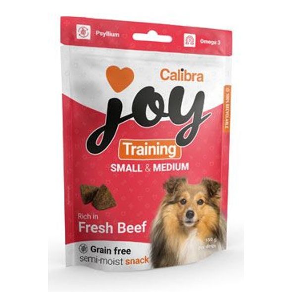 Calibra Dog Joy Training Snacks Small & Medium Fresh Beef 150 g