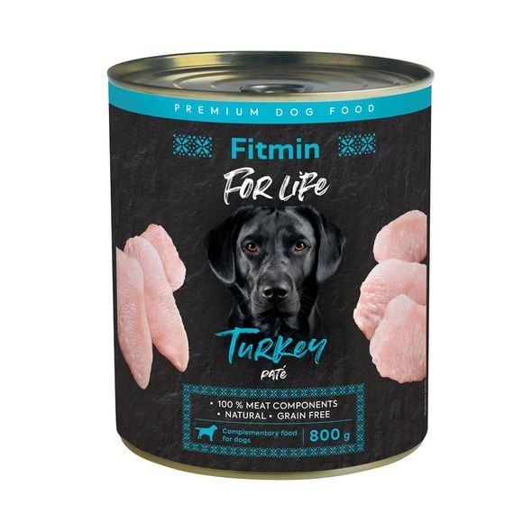 Fitmin For Life Krůtí konzerva pro psy 800 g