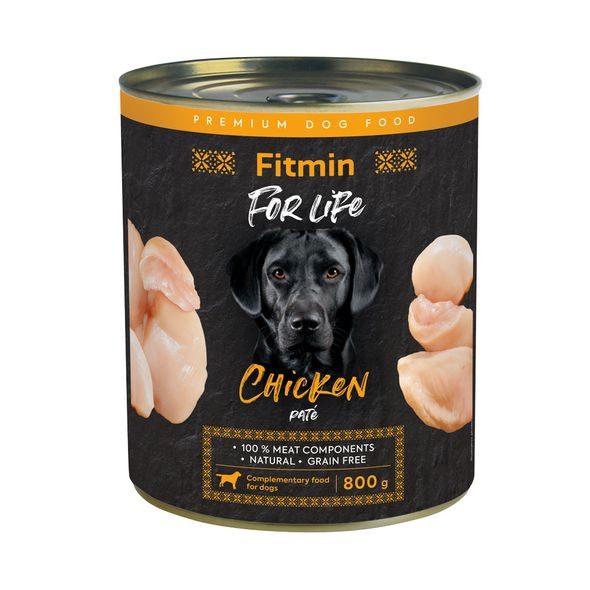 Fitmin For Life Kuřecí konzerva pro psy 800 g