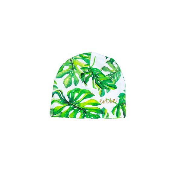 enie baby Dětská čepice 0-3m Tropical Leaves