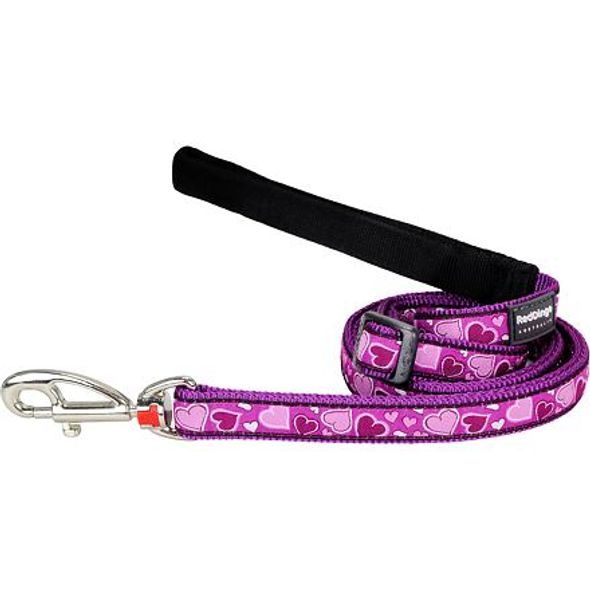 Red Dingo Vodítko RD 15 mm x 1,8 m - Breezy Love Purple
