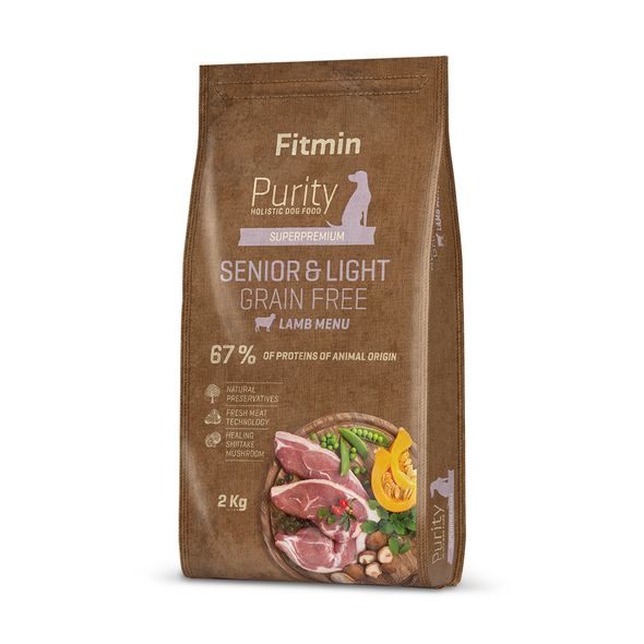 Fitmin Purity GF Senior&Light Lamb krmivo pro psy Hmotnost: 2 kg