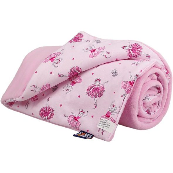 Kaarsgaren Zateplená dětská deka růžová baletky