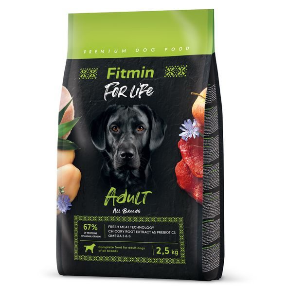 Fitmin For Life Adult krmivo pro psy Hmotnost: 2.5 kg