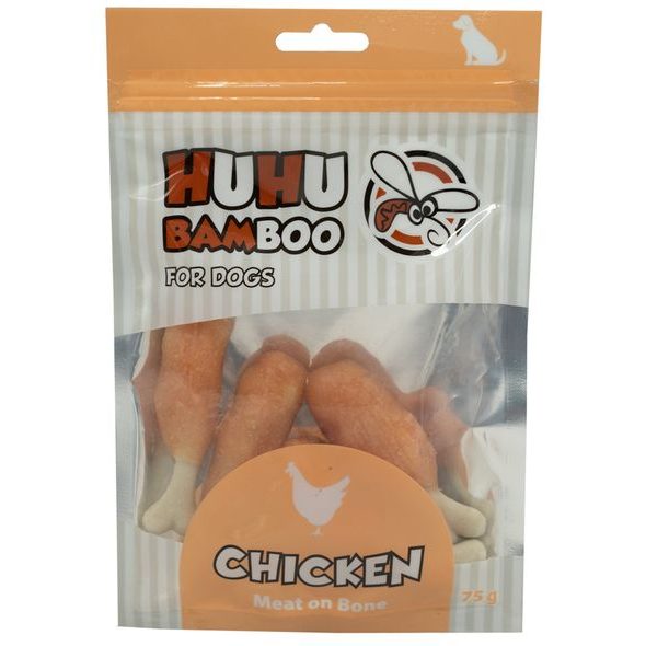 Huhubamboo Kuřecí kost s masem 75g