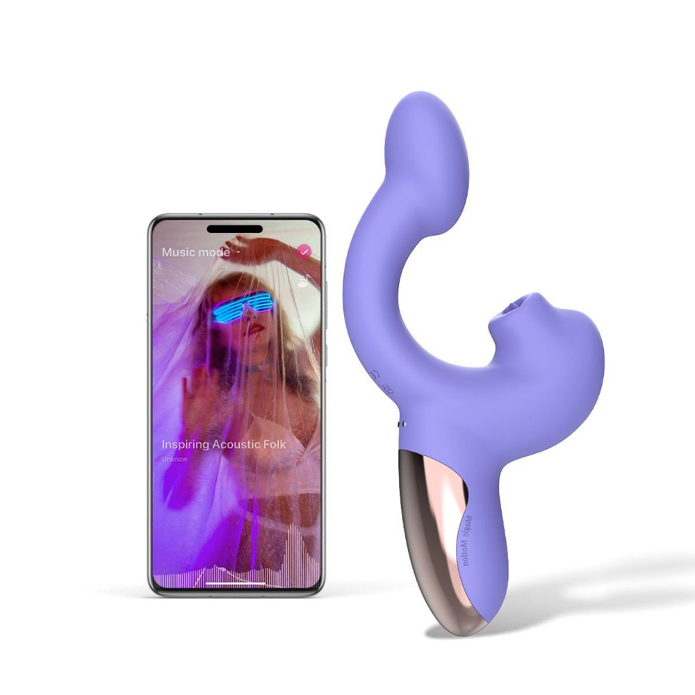 Magic Motion Magic Ponder Licking Dual Stimulation Vibrator App Controlled Purple (obrázek 4)