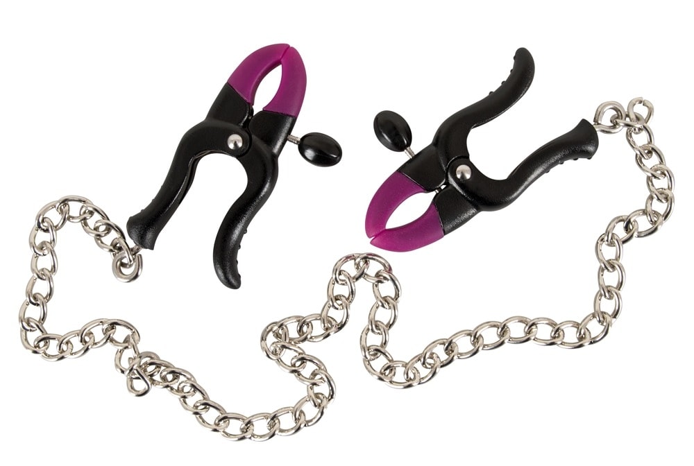 Levně Bad Kitty Silicone Nipple Clamps silikonové svorky na bradavky