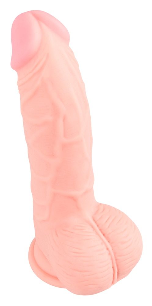 You2Toys Medical Silicone Dildo 20 cm silikonové dildo s přísavkou a varlaty