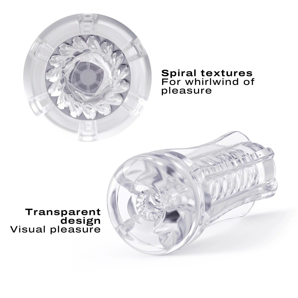 Dorcel Deep Blow Tornado Sleeve for Masturbator Transparent (obrázek 4)