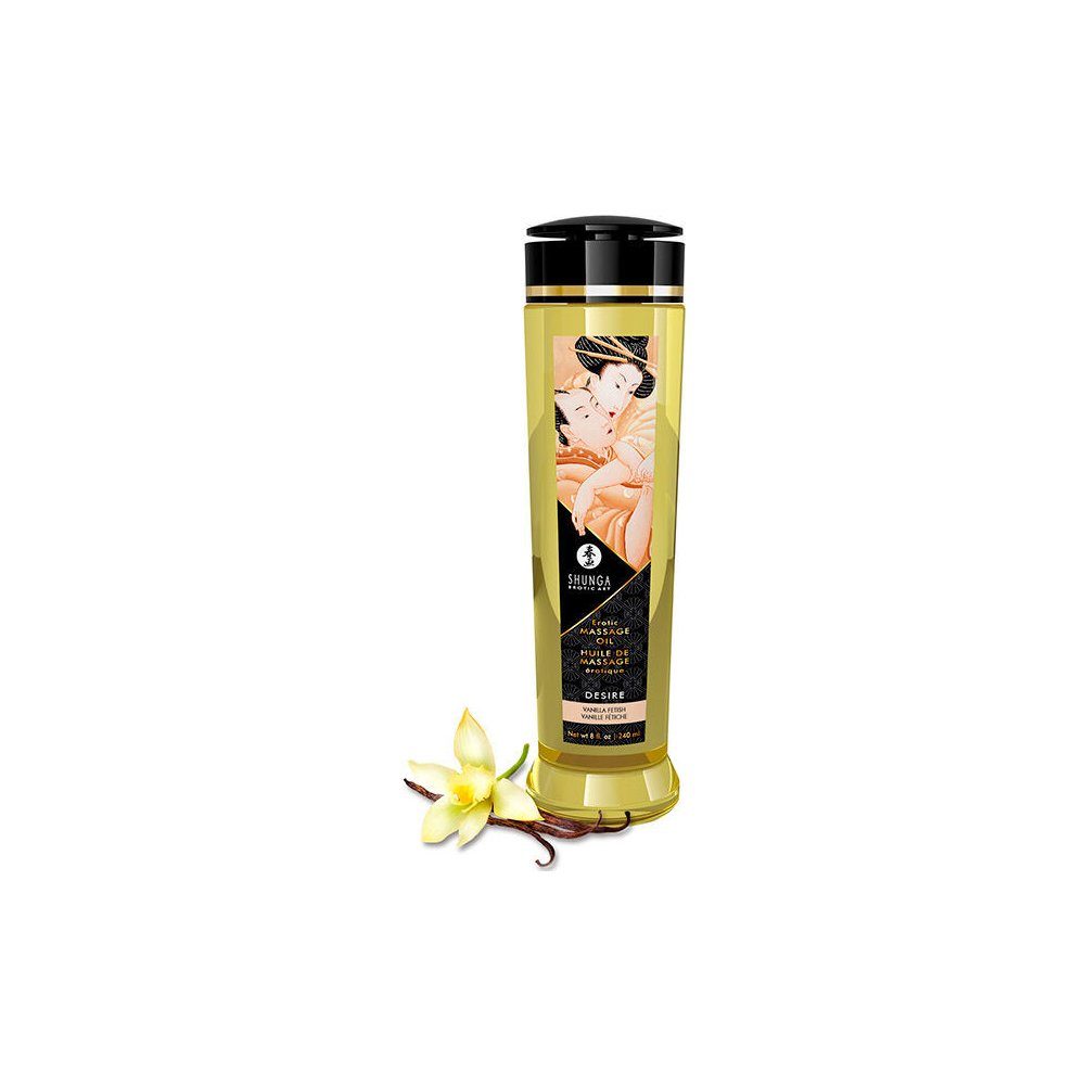 E-shop Shunga Erotický masážny olej Desire Vanilla 250ml