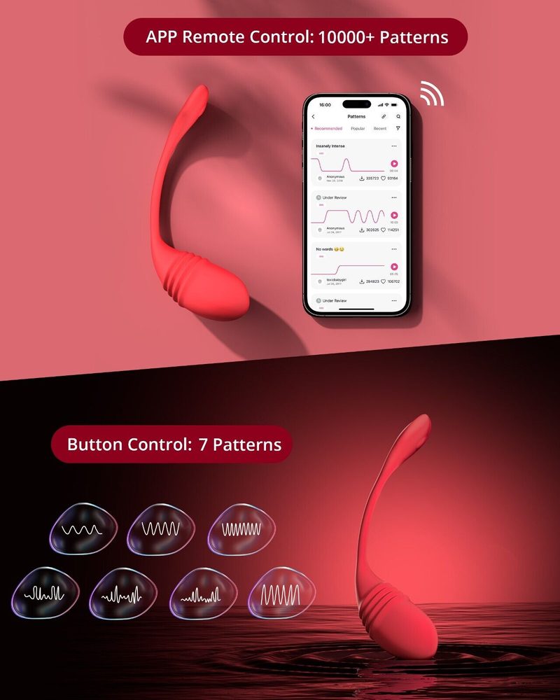 Lovense Vulse App-Controlled Thrusting Egg Vibrator (obrázek 14)