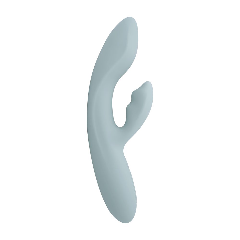 Levně Svakom Chika App Controlled Warming G-spot And Clitoris Vibrator Turquoise Grey
