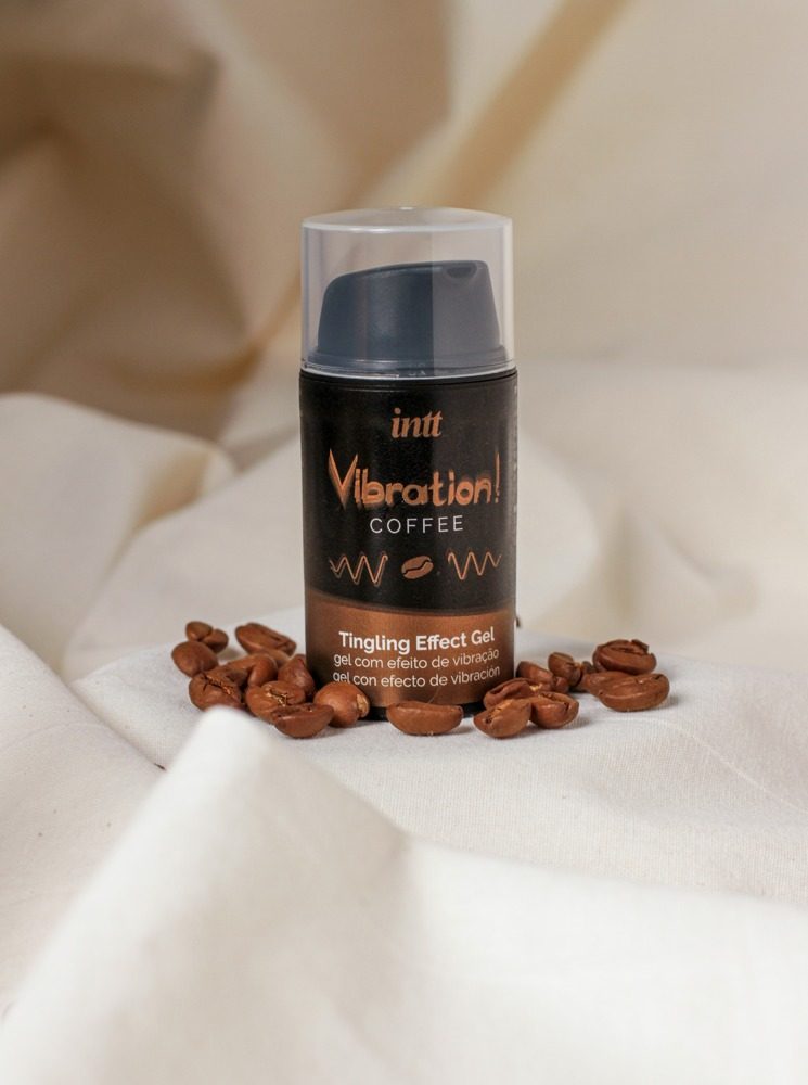intt Vibration! Tingling Effect Gel Cofee 15 ml (obrázek 3)