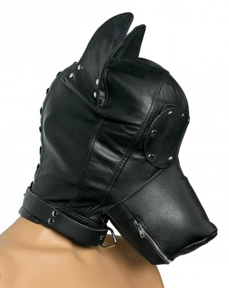 Levně Strict Leather Ultimate Leather Dog Hood