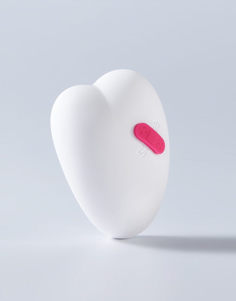 Sauce Sweeeheart Clitoral Vibrator White & Pink (obrázek 6)