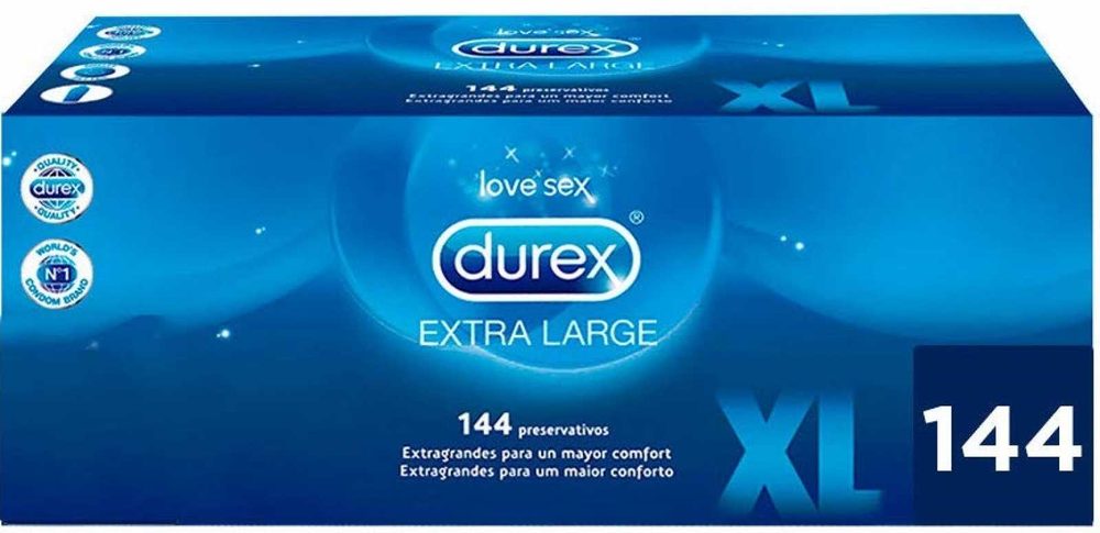 Levně Durex XL 144ks