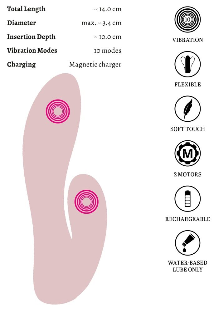 beau coeur Cerya Strong Mini Vibrator (obrázek 7)